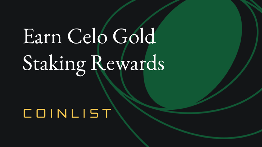 Introducing Staking for Celo Gold (cGold)