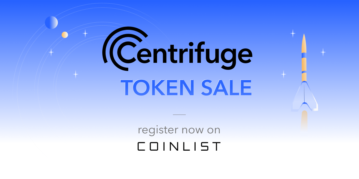 Announcing the Centrifuge Token Sale on CoinList