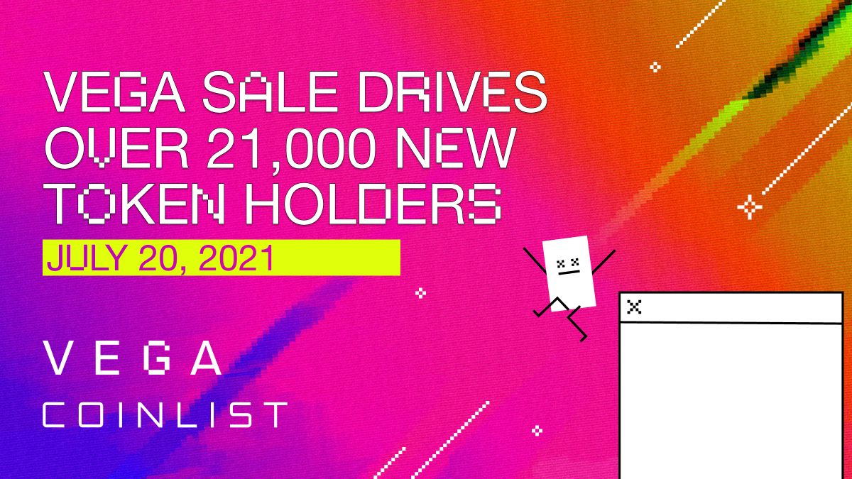 Vega Token Sale Drives Over 21,500 New Token Holders