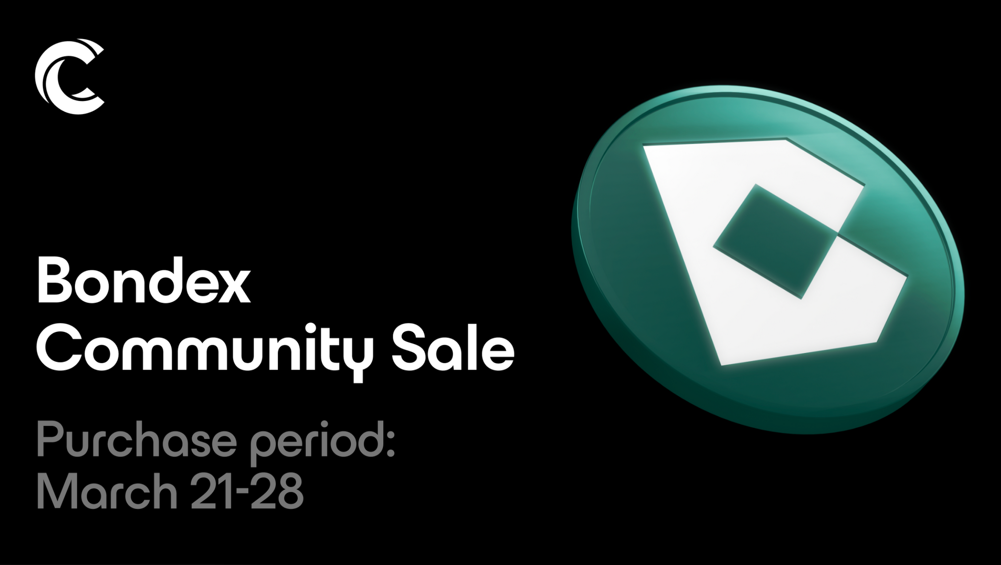 Announcing the Bondex Community Sale on CoinList