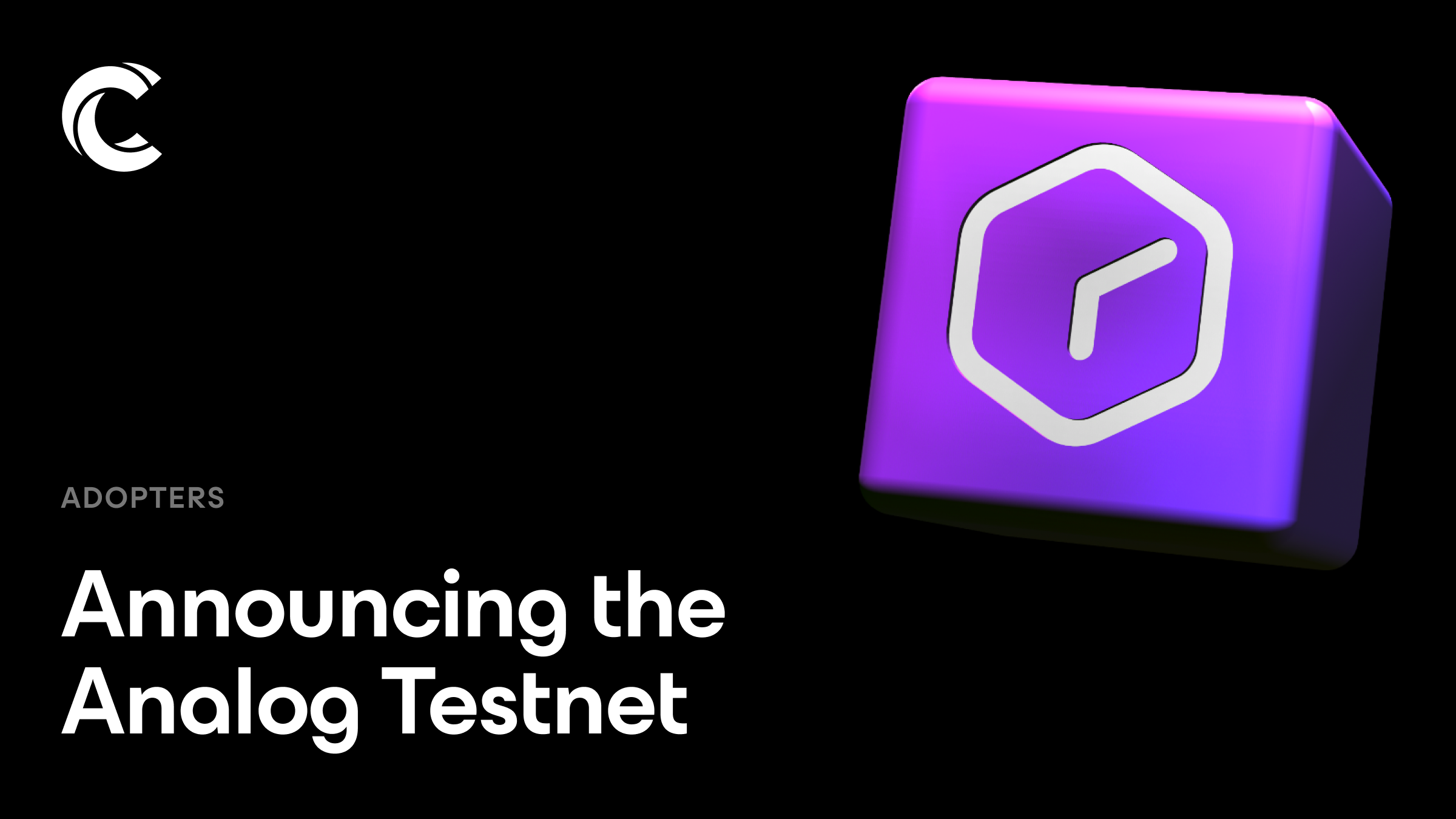 Announcing the Analog Incentivized Testnet on CoinList