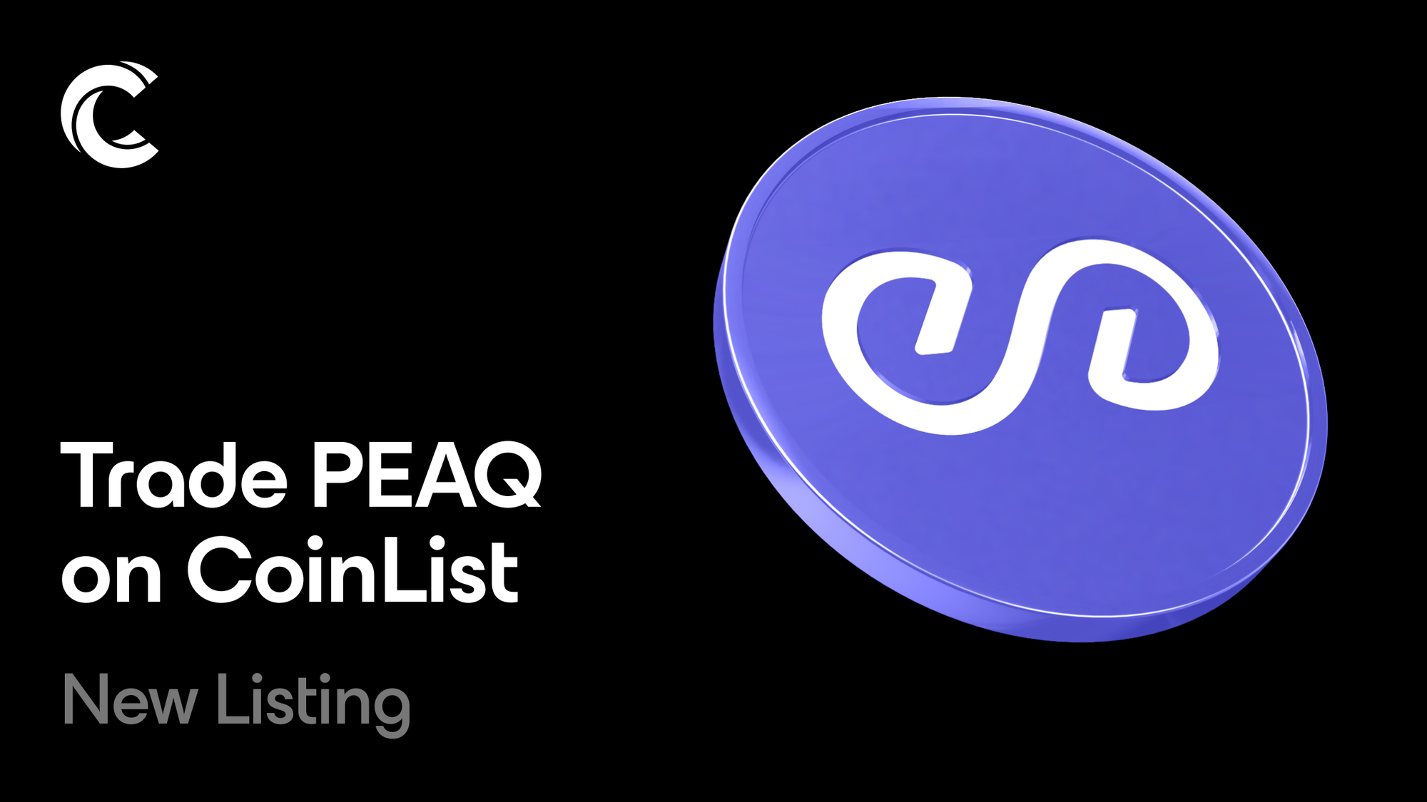 Trade PEAQ on CoinList