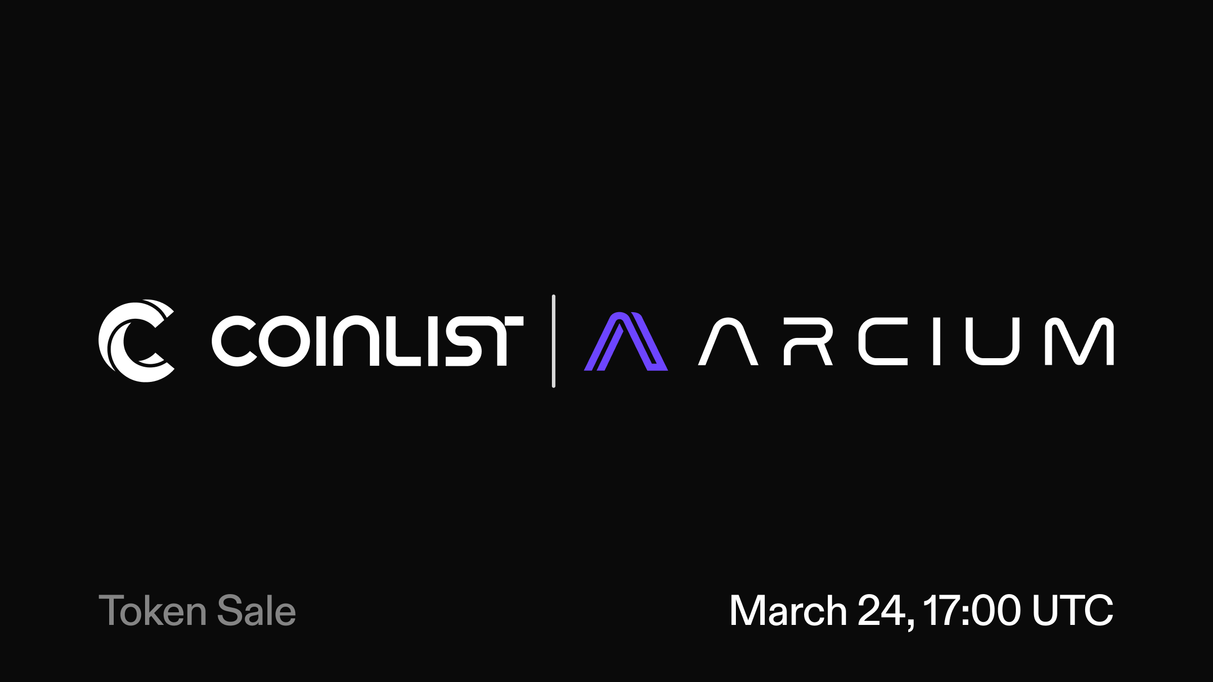 Announcing the Arcium Community Round on CoinList