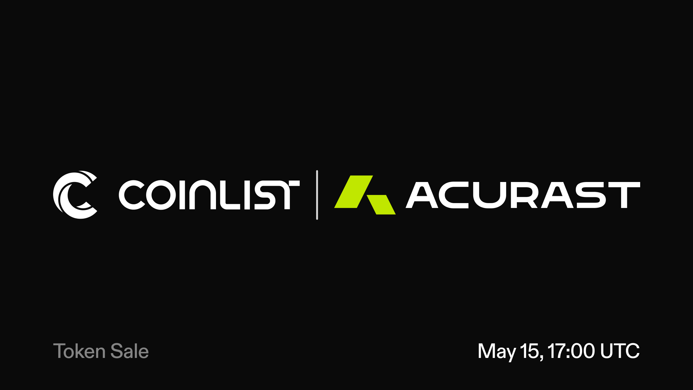 Announcing the Acurast Token Sale on CoinList