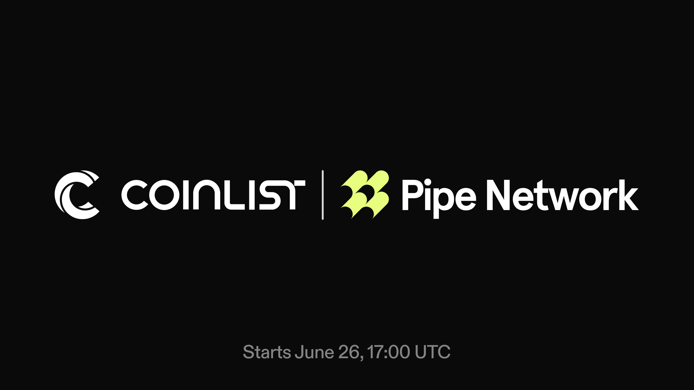 Announcing the Pipe Token Sale on CoinList
