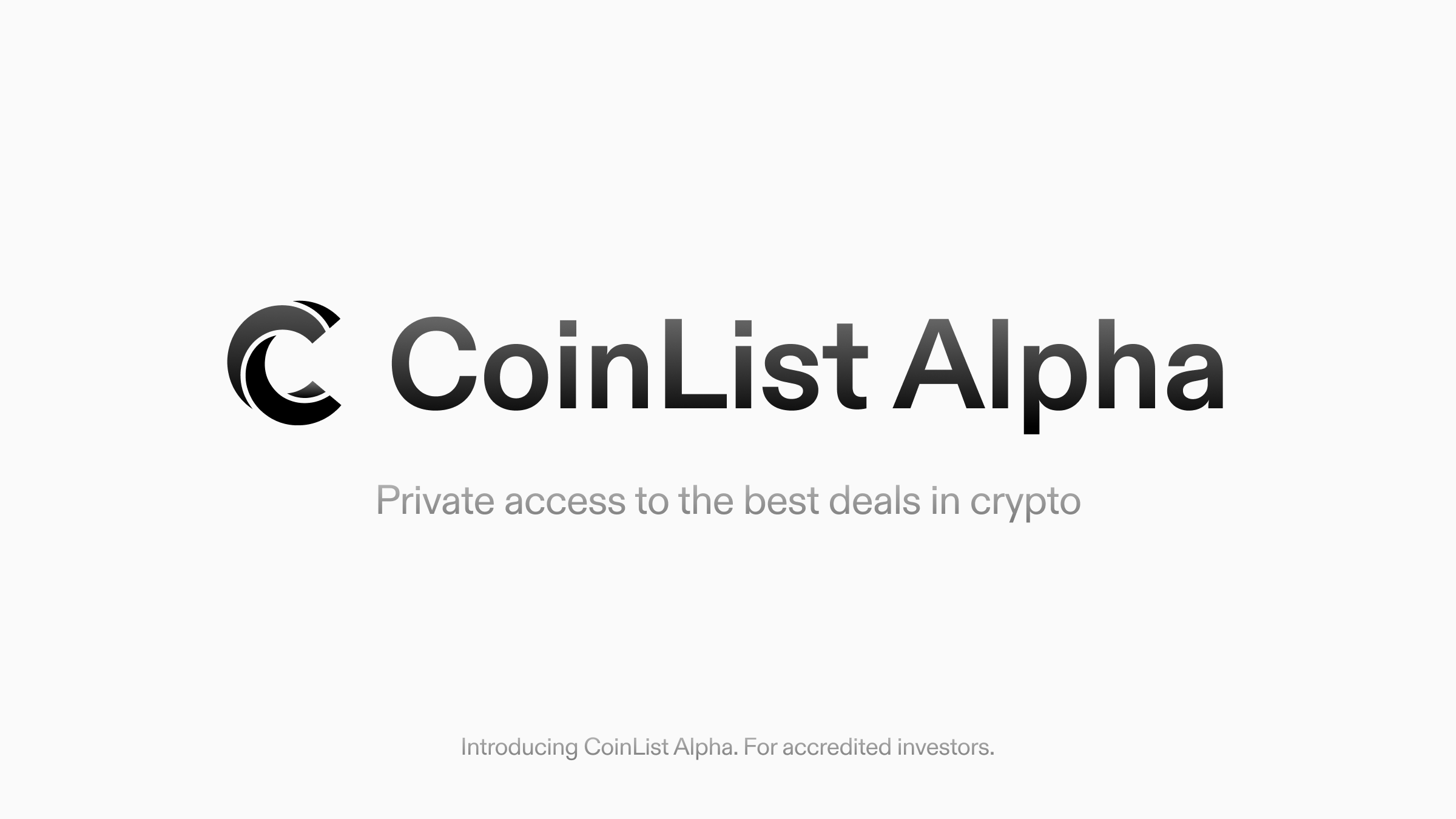 Introducing CoinList Alpha