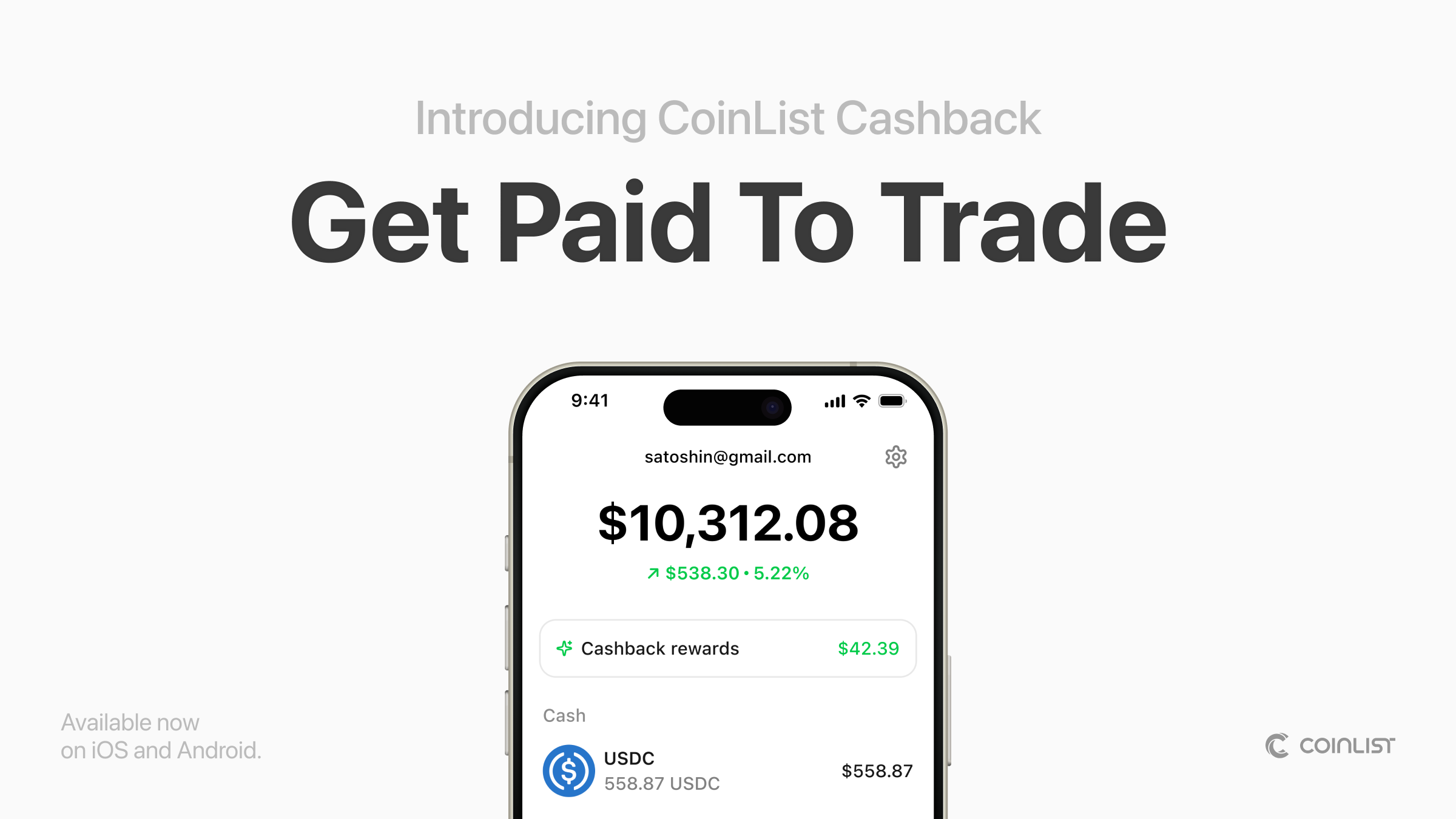 Introducing CoinList Cashback: Get Paid To Trade
