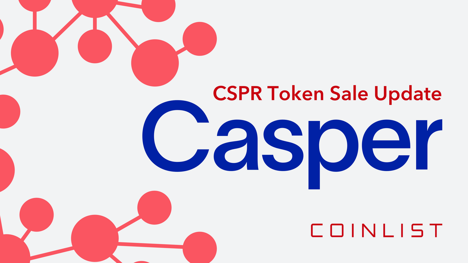 Announcing Casper's Community Members Token Sale on CoinList