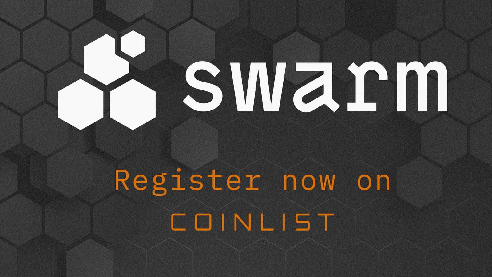 Announcing the Swarm Token Sale on CoinList